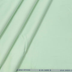 Shirt Fabric Arvind 60s Giza Cotton Plain Colour Nyanza Green