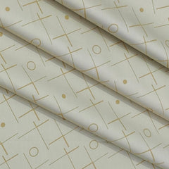 Shirt Fabric Arvind Giza Cotton Printed Colour Brownish Cream