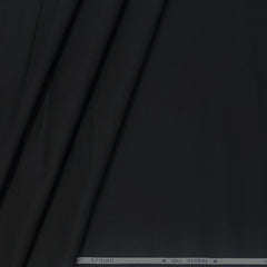 Shirt Fabric Arvind 60s Giza Cotton Plain Colour Black