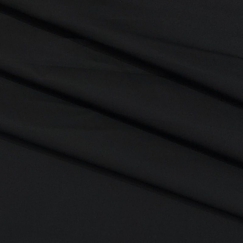 Shirt Fabric Arvind 60s Giza Cotton Plain Colour Black