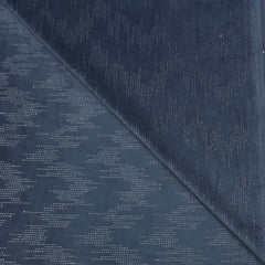 Achkan Fabric ManTire Velvet Fabric With Embroidery Work Colour Air Force Blue