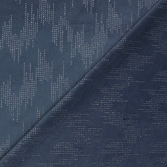 Achkan Fabric ManTire Velvet Fabric With Embroidery Work Colour Air Force Blue