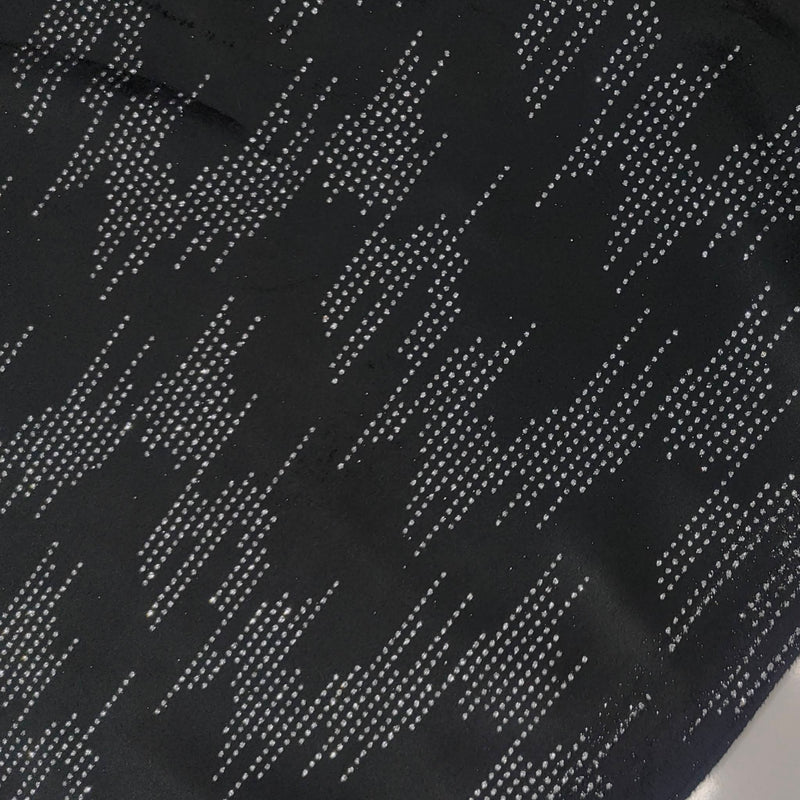 Achkan Fabric ManTire Velvet Fabric With Embroidery Work Colour Black