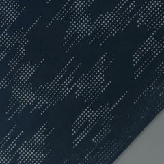 Achkan Fabric ManTire Velvet Fabric With Embroidery work Colour Dark Blue