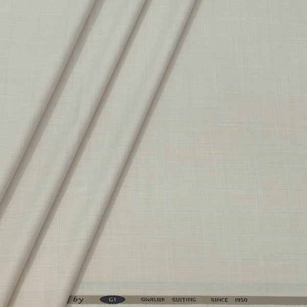Trouser Fabric Gr Gwalior Poly Viscose Check Colour Almond Brown