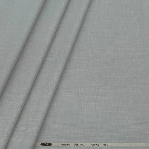 Trouser Fabric Gr Gwalior Poly Viscose Broad Check Colour Light Silver