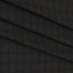 Trouser Fabric Donear Poly Viscose Broad Check Colour Mocha Brown