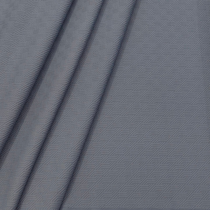 Blazer Fabric ManTire Italian Jacquard Colour Seal Grey