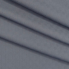 Blazer Fabric ManTire Italian Jacquard Colour Seal Grey