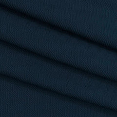 Blazer Fabric ManTire Italian Jacquard Colour Dark Spruce Blue
