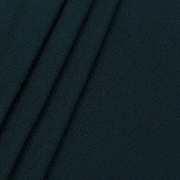 Blazer Fabric ManTire Italian Jacquard Colour Dark Green