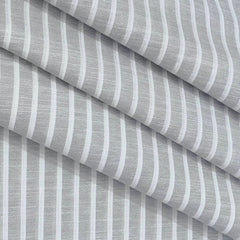 Shirt Fabric ManTire Cotton Blended Linen Look Lining Colour Grey