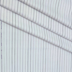 Shirt Fabric ManTire Cotton Blended Linen Look Lining Colour Light Purple N White