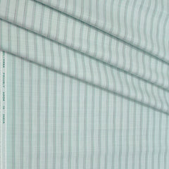 Shirt Fabric ManTire Cotton Blended Linen Look Broad Lining Colour Light Green