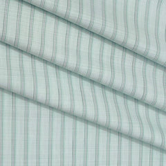 Shirt Fabric ManTire Cotton Blended Linen Look Broad Lining Colour Light Green