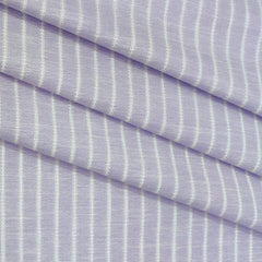 Shirt Fabric ManTire Cotton Blended Linen Look  Lining Colour Light Lavender