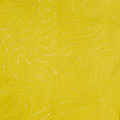 Kurta Fabric ManTire Designer Silk Embroidery Colour Golden Yellow