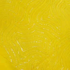 Kurta Fabric ManTire Designer Silk Embroidery Colour Golden Yellow