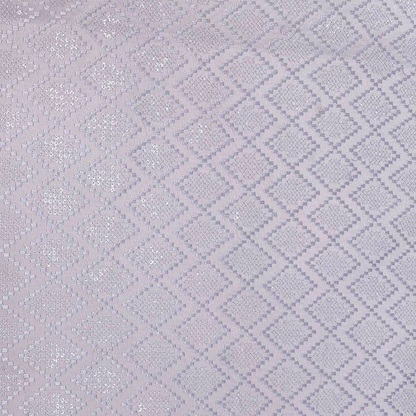 Kurta Fabric ManTire Designer Silk Embroidery Colour Dull Lavender
