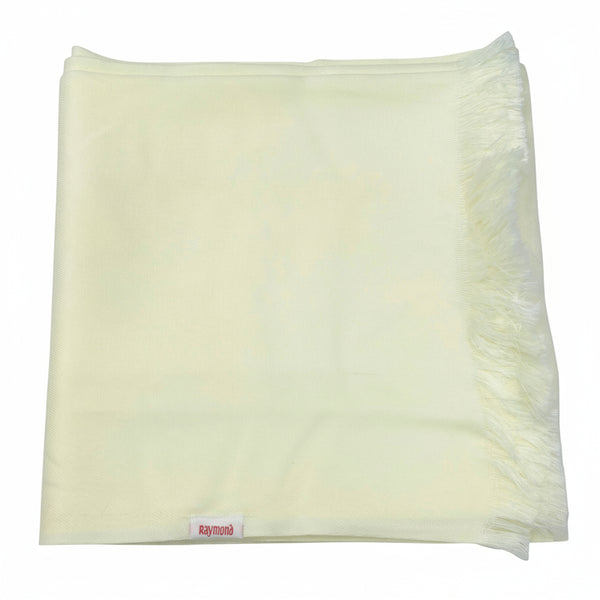 Raymond Acrylic Shawl Lohi Daksh Colour Cream