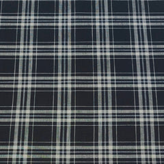 Pant Shirt Combo Pack Siyaram Silver Grey Pant, Broad Check Poly Cotton Black N White Shirt Fabric