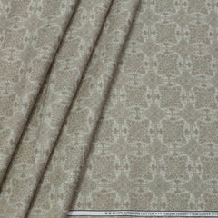 Shirt Fabric ManTire Giza Cotton Digital Print Colour Brown