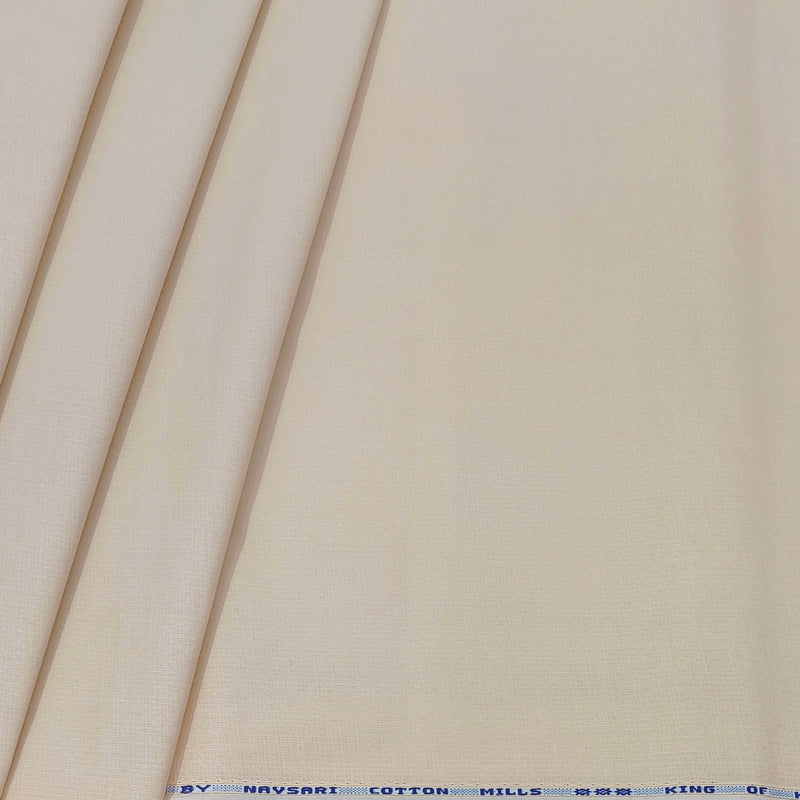 Shirt n Kurta Fabric Stiff Pure Cotton Self Dotted Premium Colour Light Buff