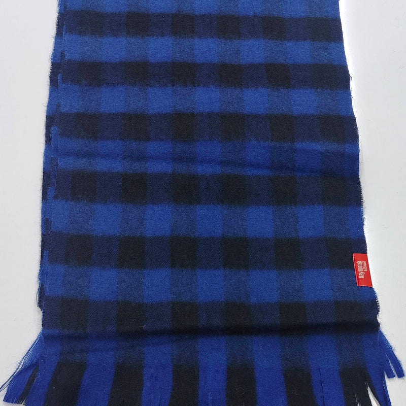 Raymond Pure Wool Muffler Colour Blue N Black