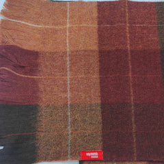 Raymond Pure Wool Muffler Colour Red N Brown, Multicolour