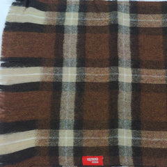 Raymond Pure Wool Muffler Colour Brown