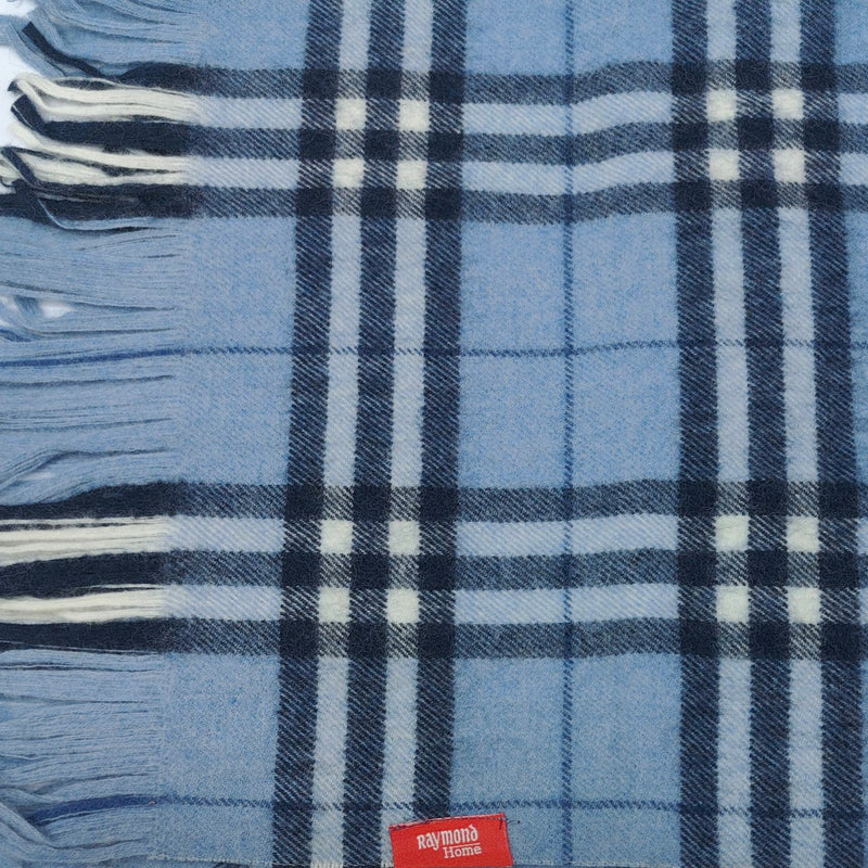 Raymond Pure Wool Muffler Colour Sky Blue