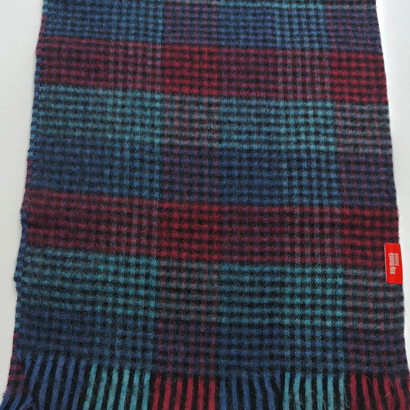 Raymond Pure Wool Muffler Colour Pistachio Green N Blue