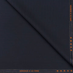 Suit Fabric OCM Wool Blended Lining Colour Navy Blue