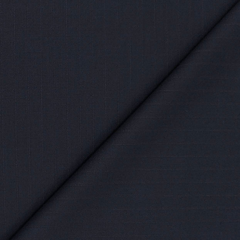 Suit Fabric OCM Wool Blended Lining Colour Navy Blue