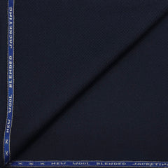 Tweed Blazer Fabric Raymond Wool Blended Dobby Colour Dark Blue