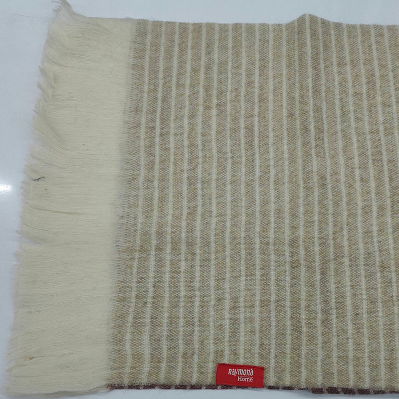 Raymond Pure Wool Muffler Colour Light Brown