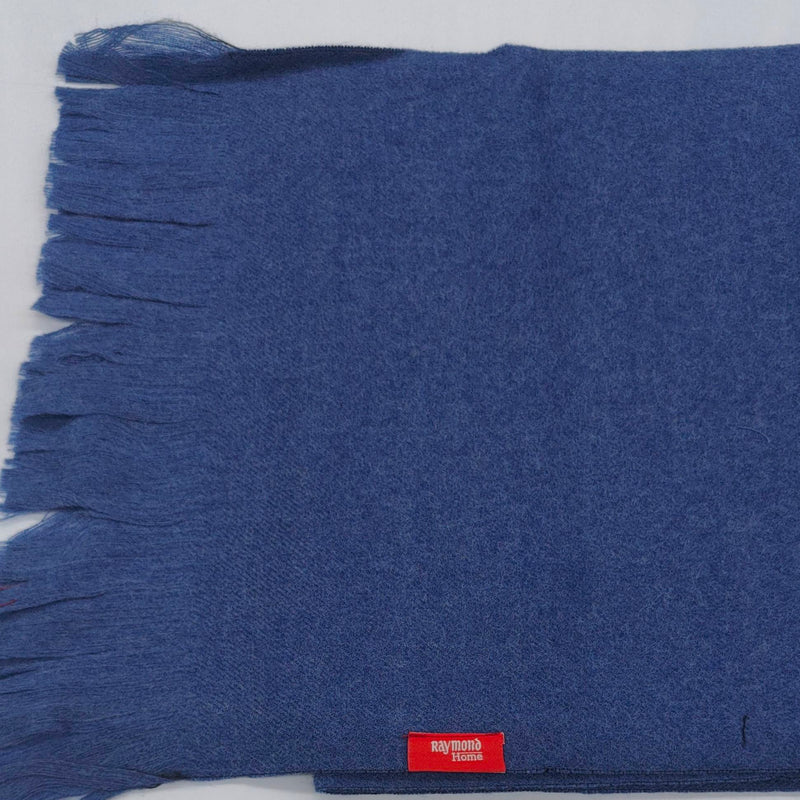 Raymond Pure Wool Muffler Colour Blue