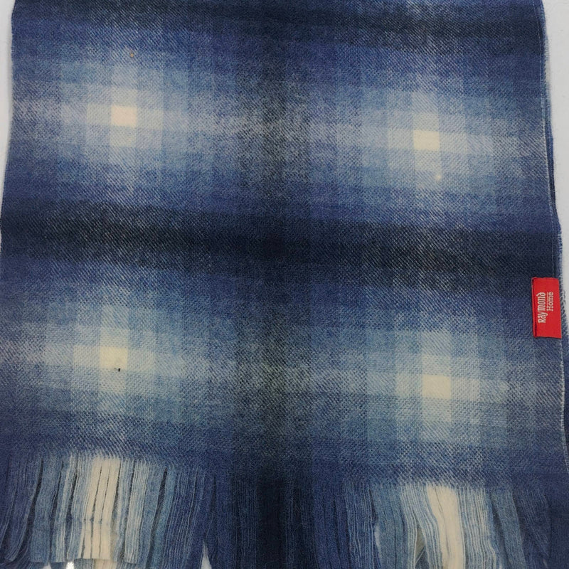 Raymond Pure Wool Muffler Colour Light Blue