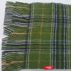Raymond Pure Wool Muffler Colour Maximum Green