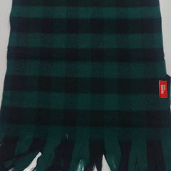 Raymond Pure Wool Muffler Colour Green N Black