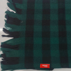 Raymond Pure Wool Muffler Colour Green N Black