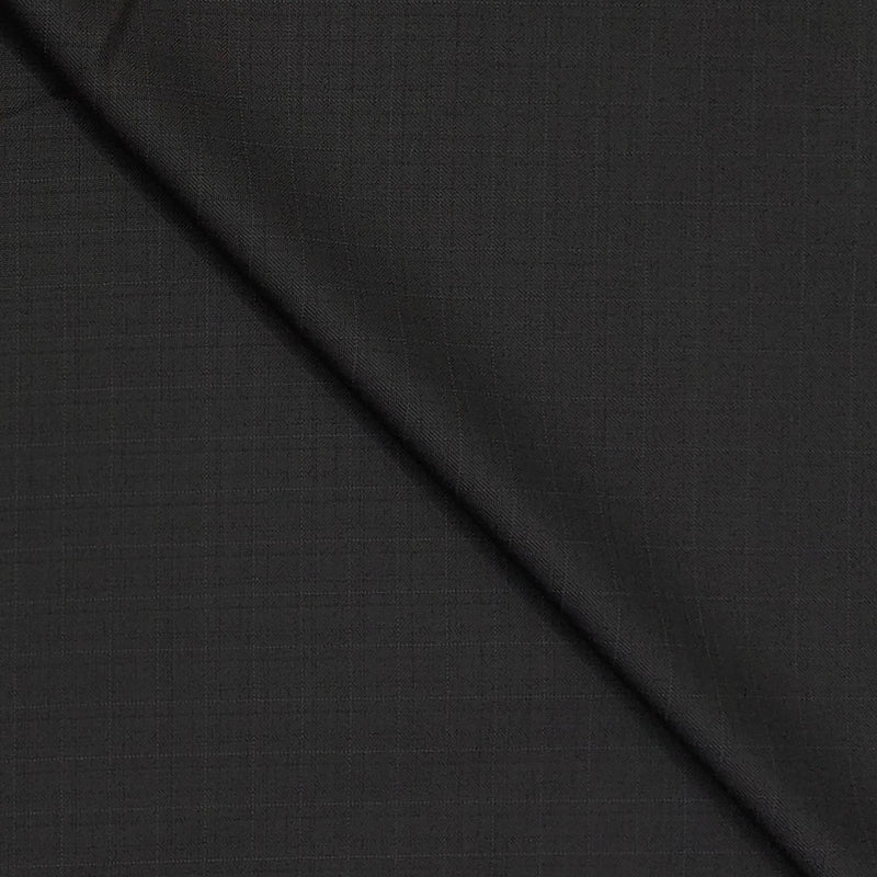 Suit Fabric Raymond Super Fine Wool Blended Check Color Umber Brown