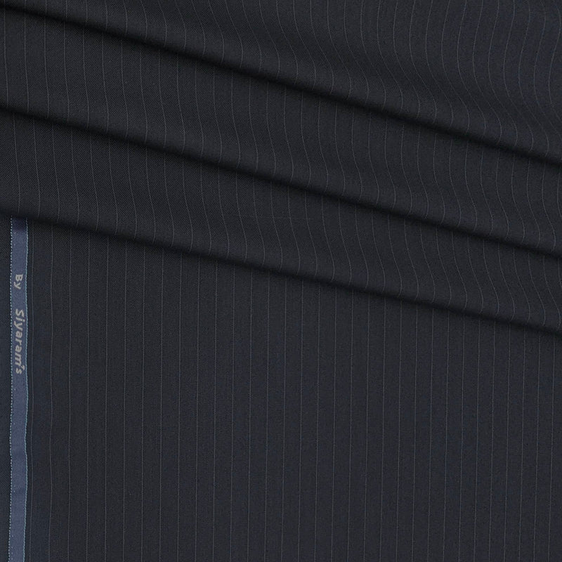 Trouser Fabric Siyaram Poly Viscose Lining Color Dark Blue