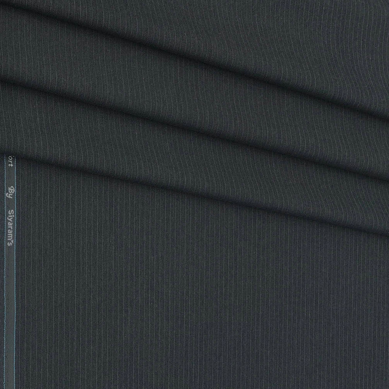 Trouser Fabric Siyaram Poly Viscose Small Lining Color Grey