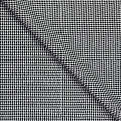Trouser Fabric Raymond Poly Viscose Zig Zag Colour Black N White
