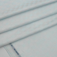 Shirt Fabric Raymond Giza Cotton Jacquard Colour Ice Blue