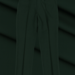 Trouser Fabric Donear Pure Cotton Plain Colour Sacramento Green