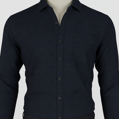 Shirt Fabric Soktas 100% Cotton Jacquard Colour Resolution Blue