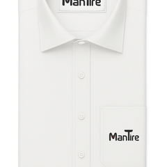 Shirt Fabric Raymond 100% Cotton Dobby Colour White