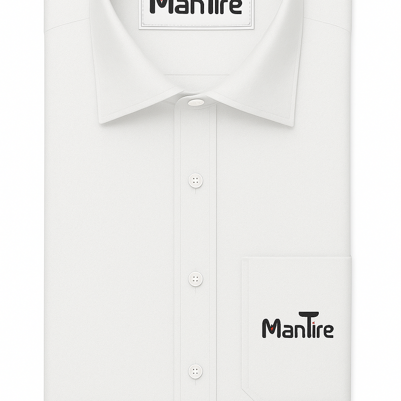 Shirt Fabric Raymond 100% Cotton Dobby Colour White